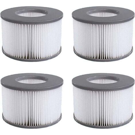 Spa Lite Filter für mspa, Filter für mspa Lite, für MSPA Whirlpool Filter - Filterkartuschen für U-Boote und Whirlpools - Modell ab 2020 (4 Stück). (1/5)