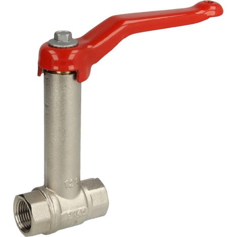 Robinet à bille 3/8'' FF/FF en laiton avec broche prolongée