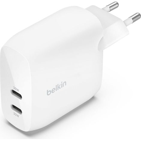 Belkin BoostCharge Pro weißer 30W USB-C Ladegerät