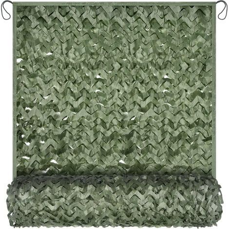 Filet de camouflage 2 x 3 m — Filet d'ombrage de camouflage à l'aspect toile de jute offre de l'ombre et une protection solaire. (1/3)