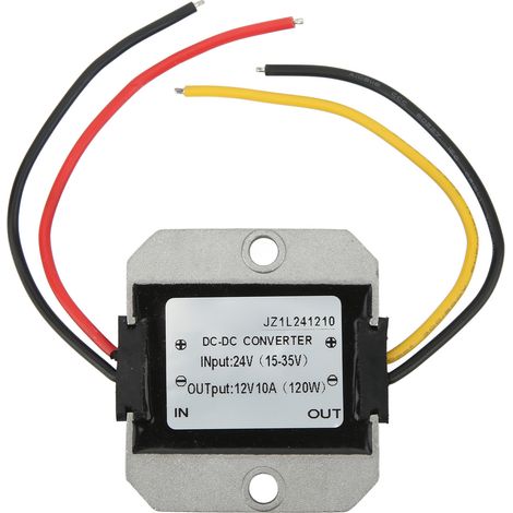 Convertisseur DC 24V vers 12V 10A IP67 Étanche pour Équipements (1/5)