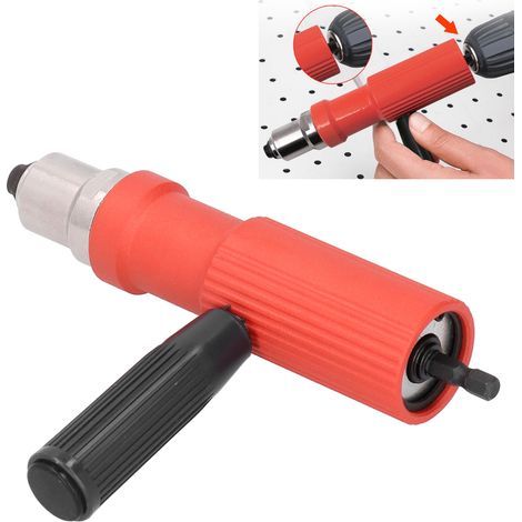 Adaptateur Électrique pour Perceuse – Outil de Rivetage pour Écrous et Rivets, Kit Complet pour Assemblage Métallique
