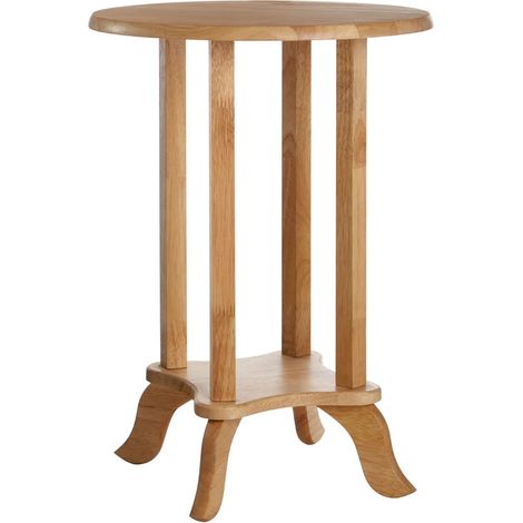 PREMIER Housewares 2402246 Tavolo per Telefono, Legno Tropicale Hevea (1/5)