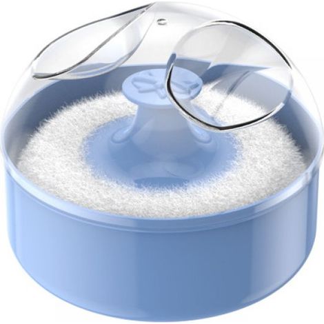 Poudre libre rechargeable après le bain pour le visage et le corps, talc pour la peau des bébés et des jeunes enfants. (1/5)