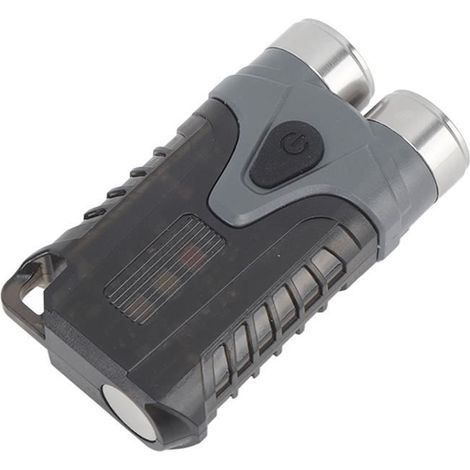 Qiilu Mini Lampe de Poche Porte-Clés USB Rechargeable Puissante (1/4)