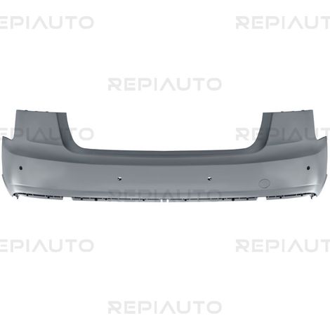Pare-choc arrière à peindre avec trous radars Audi A6 4 (4G2-C7-4GC) phase 2 2014-2018