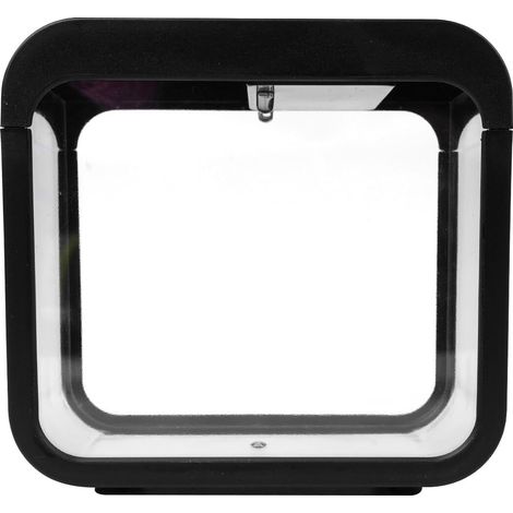 Mini aquarium cubique en acrylique avec éclairage LED intégré pour petits poissons et crevettes décor de bureau (1/5)