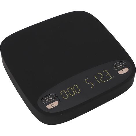 Hochpräzise Kaffeewaage, unsichtbarer Touchscreen, maximale Kapazität 2 kg, 0,1-g-Teilung, Einheitenumrechnung, elektronische Gebäckwaage (1/5)