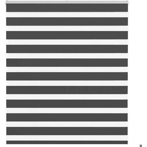 4014216 Store zèbre noir 135x100 cm largeur du tissu 130,9 cm polyester (1/5)