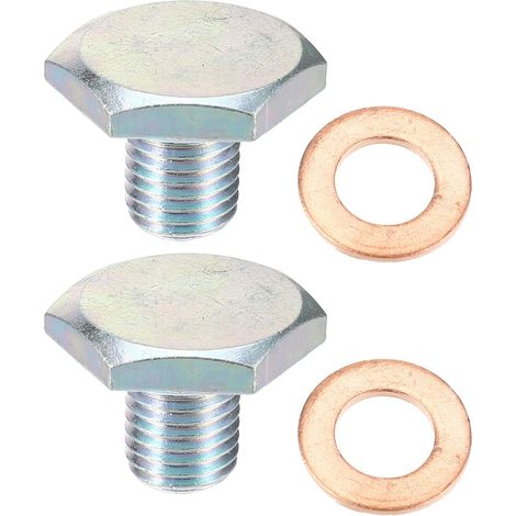 2pcs Oil Drain Plugs M10 x 1.25 09-16 OE 1146063, Thread M10x1.25, 17x24mm, 09-17 (1/5)