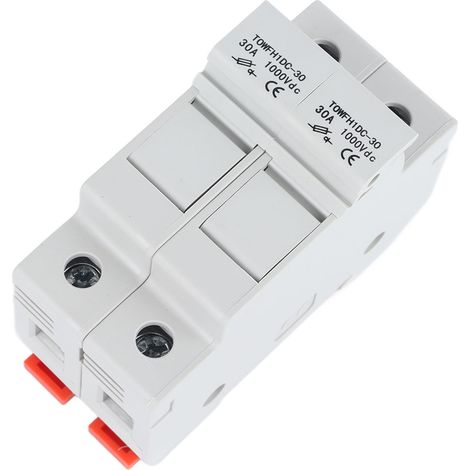 1000-V-Gleichstrom-Leistungsschalter mit 2 Sicherungen, effektiver Schutz, Sicherungssatz für elektrische Geräte, 20 A (1/5)