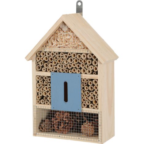 Hôtel pour insectes M, 21 x 9 x Hauteur 30 cm, insectes - animallparadise