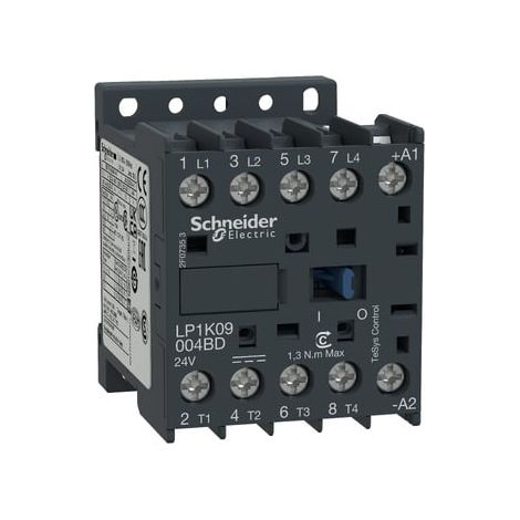 TeSys LP1K - contacteur - 4P - AC-1 440V - 20A - bobine 24Vcc