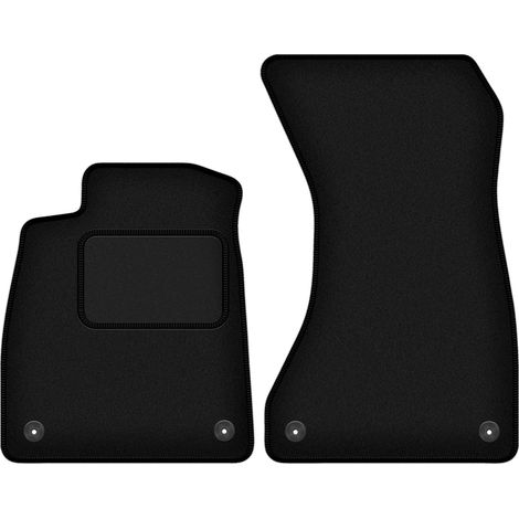 Alfombrillas delanteras negras para Audi A5 F57 cabrio (2020-2022) (1/5)