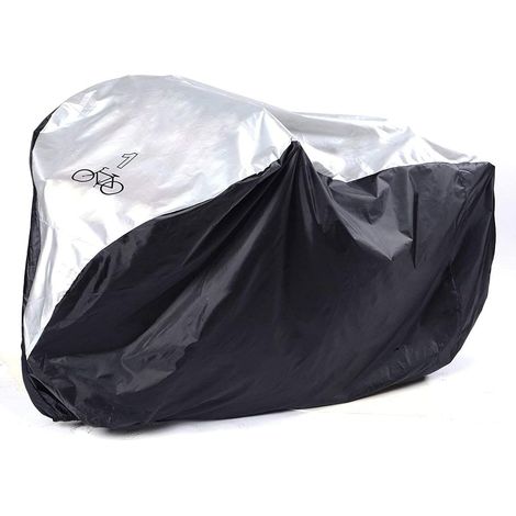 Housse imperméable pour vélos (1/2 vélo), idéale pour le rangement extérieur en hiver, par temps froid, pluie et neige. Protection contre la poussière, la saleté et les UV.-AquaForge (1/5)