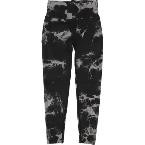 Leggings push-up taille haute effet pêche, pantalon de yoga fitness tie-dye sans coutures, pantalon long moulant de sport tie-dye, noir, taille M. (1/5)