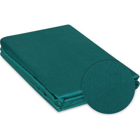 Juego de ropa de cama de satén 220x200 Colección Oro Verde + Fundas de almohada 40x40 (1/5)