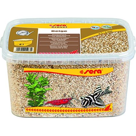 sera Ghiaia naturale beige granulometria 2-4 mm 6 litri (1/4)