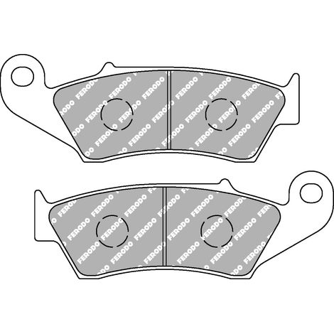 Plaquette de frein Semi-Métal Eco-Friction Route - R90