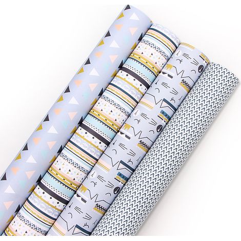 Neues weißes Kraftpapier, Geschenkverpackungspapier für Festivals und Geburtstage zum Selbermachen