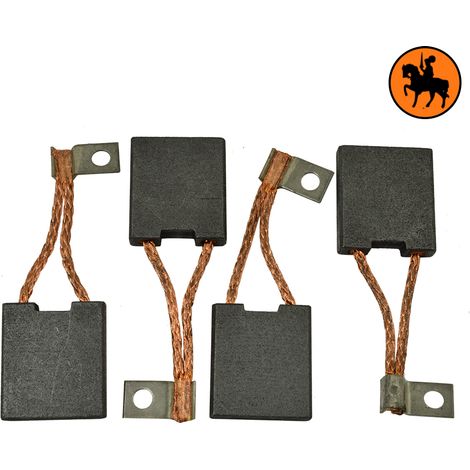 Balais de charbon BX 104 (4) pour Bosch Dynamo - Dynastart - Alternateur 6x22x25,5mm (1/3)