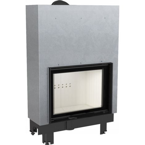 Kamineinsatz aus Stahl KRATKI MBA 17 kW Ø 200 mit Schiebetür Mit Türfeder (1/5)