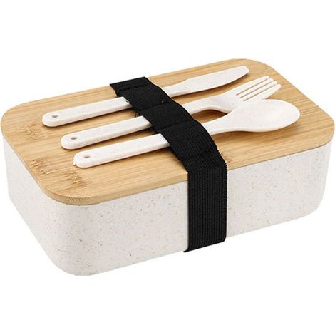 Tragbare Lunchboxen mit einer oder zwei Ebenen - mit einem Fassungsvermögen von 900 ml und 1150 ml - geeignet für Schüler und Büroangestellt (1/4)