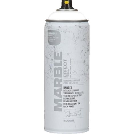 Bombe de peinture - White - Effet marbre - EM9100 - 400ml - Montana Cans Effect