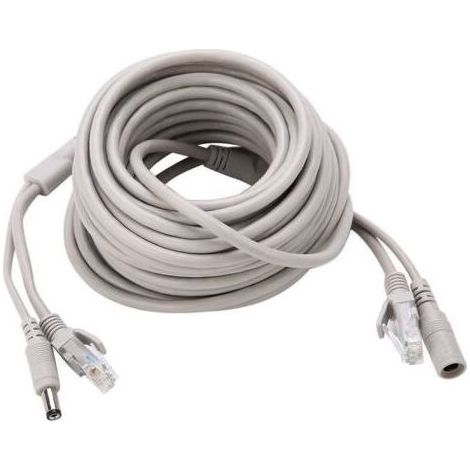 CCTV-Videoüberwachungskabel, 15 m AHD-Videostromkabel für CCTV-Sicherheitskamerasysteme, 2,1-mm-DC-Stromanschluss (1/5)