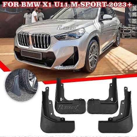 Bavettes garde-boue avant et arrière U11 de haute qualité pour BMW X1 M Sport U11 (2023-2024), 4 pièces.
