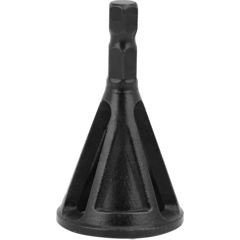 Ortviai Outil de débavurage extérieur en acier à outils CR12MOV, tige hexagonale noire, pour perceuse électrique (1/5)