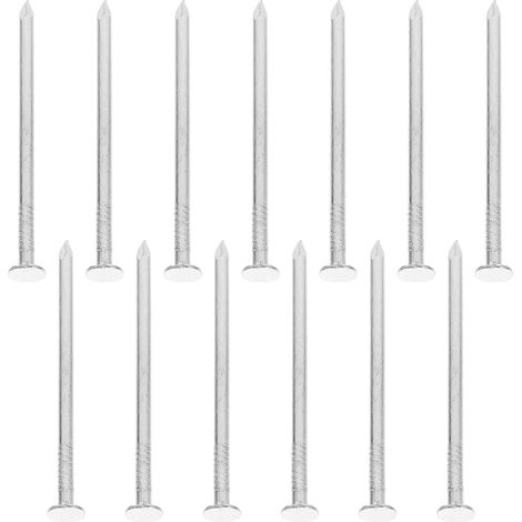 Kit de clous de jardin argentés pour accrocher des photos, contenant 50 clous en métal et en bois. (1/5)
