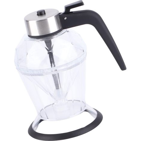 Distributeur d'huile portable Diamond Honey Bottle Press Type en verre transparent de 200 ml pour sauce soja (1/5)
