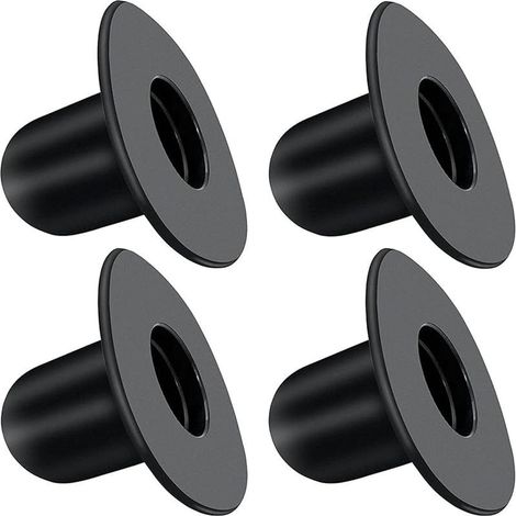 Lot de 4 bouchons de filtre de piscine de rechange pratiques et durables compatibles avec Intex et Bestway (noir) (1/5)