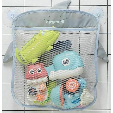 Contenitore per giocattoli da bagno, organizer per giocattoli per bambini, borsa a rete da appendere in bagno, rosa - Fei Yu (1/5)
