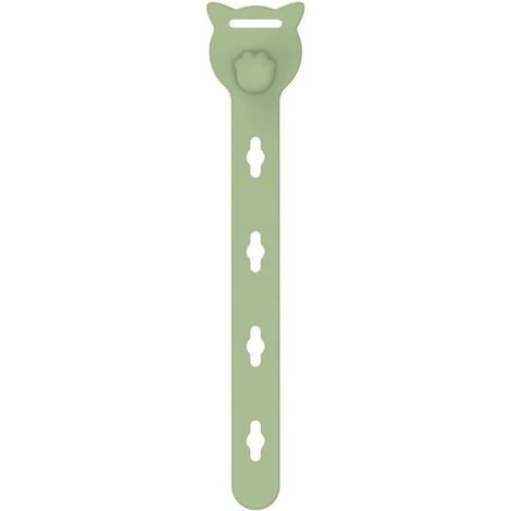1 pièce enrouleur de câble pour écouteurs, chargeur téléphone, souris — vert, protection anti-enchevêtrement, organisateur compact, idéal bureau et voyage
