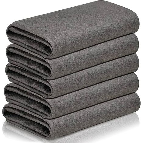 Chiffon de Nettoyage Magique épaissi, Chiffon Vitre sans Trace Professionnel, 5 Pièces Chiffon de Nettoyage en Microfibre Réutilisable pour Fenêtre (1/5)