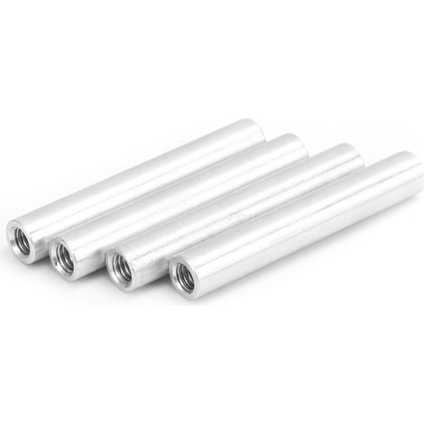 Entretoise Aluminium Femelle 4 Pièces, Support Pilier Robot Axe Accessoires Vis M4x0.7mm (1/5)