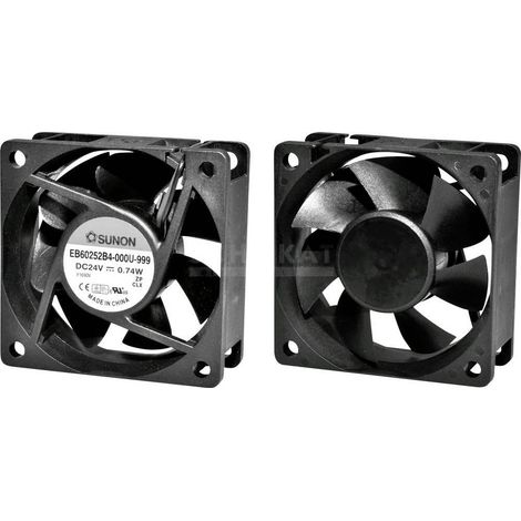Sunon Ventilador axial silencioso 60mm 24V DC