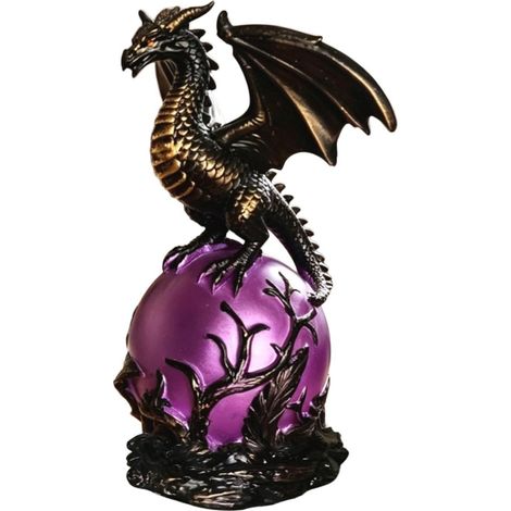 Lampe Dragon Résine Oeuf de Gothique (1/5)