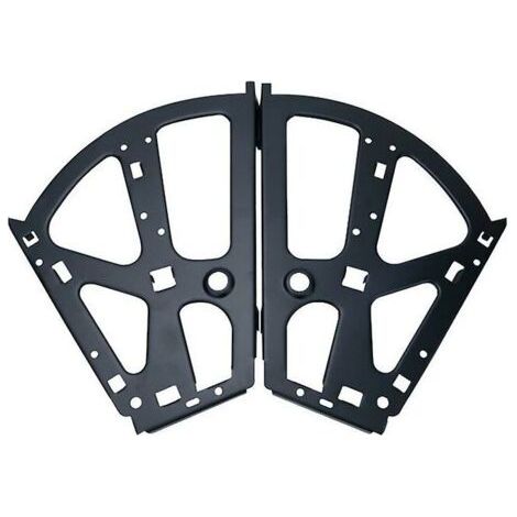 2 pièces/ensemble meubles de maison chaussures à charnière armoire à tiroirs rabat articulé cadre pivotant accessoires de support- (1/5)
