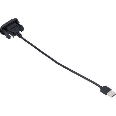 Prise USB Voiture Adaptateur Chargeur Flexible Câble Rallonge Montage Tableau de Bord Encastré Connecteur Alimentation (1/5)