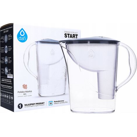 Caraffa filtrante dafi start classic capacità 2,4 L indicatore manuale (1/3)
