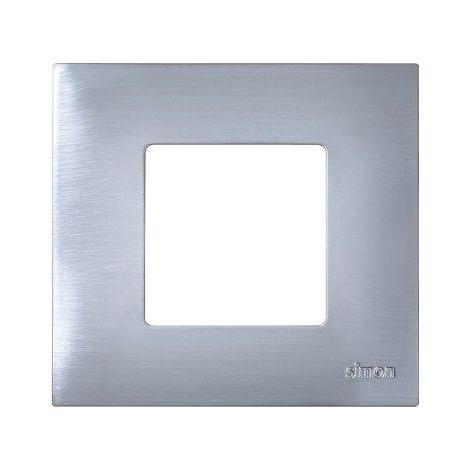 Funda intercambiable INOX 1 elemento Simon 27 PLAY 2700617-042 (1/3)