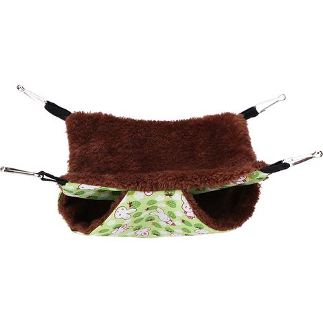Hamac suspendu double couche doux pour petits animaux, 35 x 35 cm (1/5)
