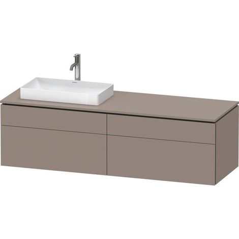 DURAVIT LC4871L43430000 Console WTU suspendue L-Cube 550x1