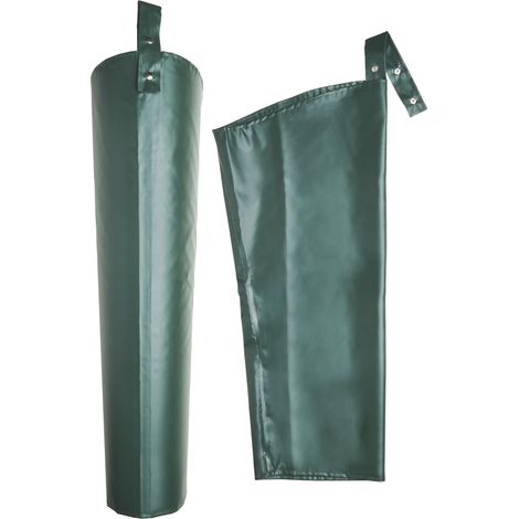 COSCIALI NYLON BISPALMATO IN PVC 350 gr/mq Col. Verde  Mis. M