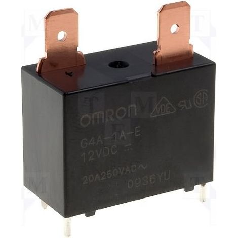 RELE 12VDC  1Cto Abierto En Reposo  SPST-NO  20A/250VCC  Omron