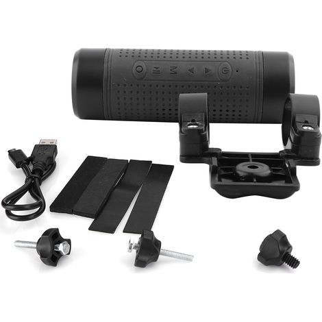 P-X1 Wasserdichter Bluetooth-Lautsprecher für den Außenbereich mit FM-Radio, Taschenlampe und Speicherkartenhalter (1/5)