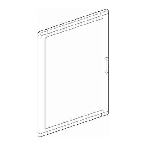 BTI93870V Porta in vetro per armadi LDX400, LDX800